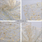 Snowkingdom 10 Pack 10ft Gold Table Runners, Sheer Chiffon Tulle Cheesecloth - Image 4