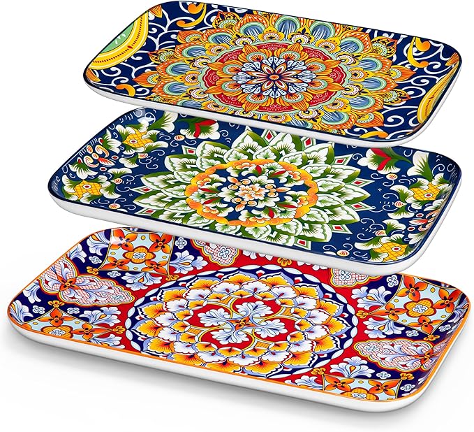 vancasso Serving Platters Set of 3, Microwave & Dishwasher Safe by vancasso