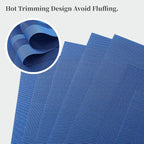 Leetaltree Blue Frame Placemats Set of 6 - Image 3