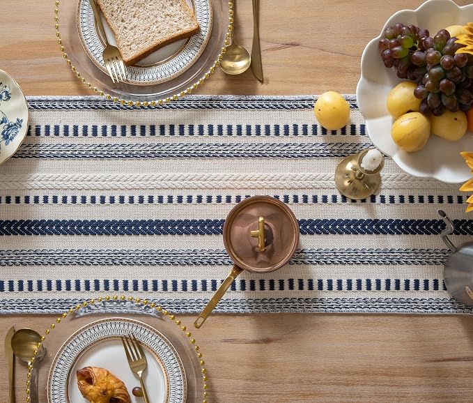 Caflife Boho Table Runner 108 Inchs Long, Dining Room Home Decor - Image 3