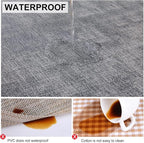 Faux Leather Heat Resistant Placemats 6 Packs, Waterproof Wipeable Dining PU - Image 4