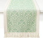 Table Runner, 13.8 x 72 Inch, Jacquard Woven by GleeNflux