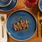 Gibson Elite Manila Bay 12-Piece Stoneware Dinnerware Set, Service - Image 3