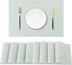 Leetaltree Mint Cream Placemats Set of 8 by Leetaltree-ArtatEveryTable