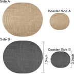 Fyvva Placemats Set of 4, Stain & Scratch Resistant, - Image 2