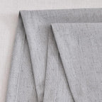 Wracra Linen Table Runner, Burlap Sliver Grey Table Runners 60 Inches Long | - Image 3