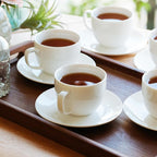 BTaT- Cappuccino Cups with Saucers 7 oz, Au Lait, Flat White, Dishwasher - Image 7