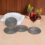 Handmade Beaded Bar Drink Tabletop Protection Coasters - Image 2