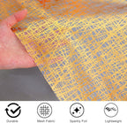 Snowkingdom 2 Pcs Gold Table Runner 11x 108 Inch Thin Mesh Sparkle Glitter - Image 4