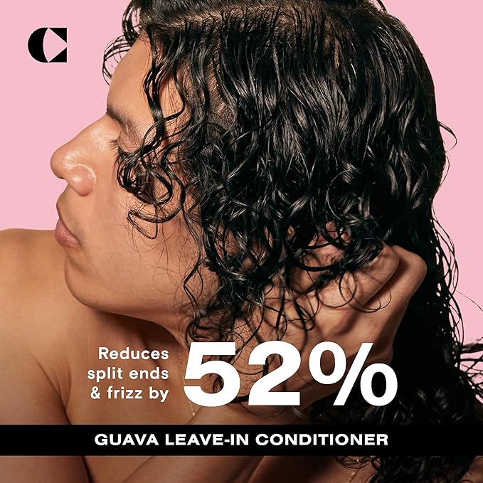 Ceremonia Guava Leave-In Conditioner Deep Hydration Repair Cream with Tamarind and Avocado, 6.7 Fl Oz | 200 mL