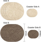 Fyvva Placemats Set of 4, Stain & Scratch Resistant, - Image 2
