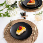 ejonirinjonir 80pcs Heavy-Duty Black Dessert Plates - Image 5
