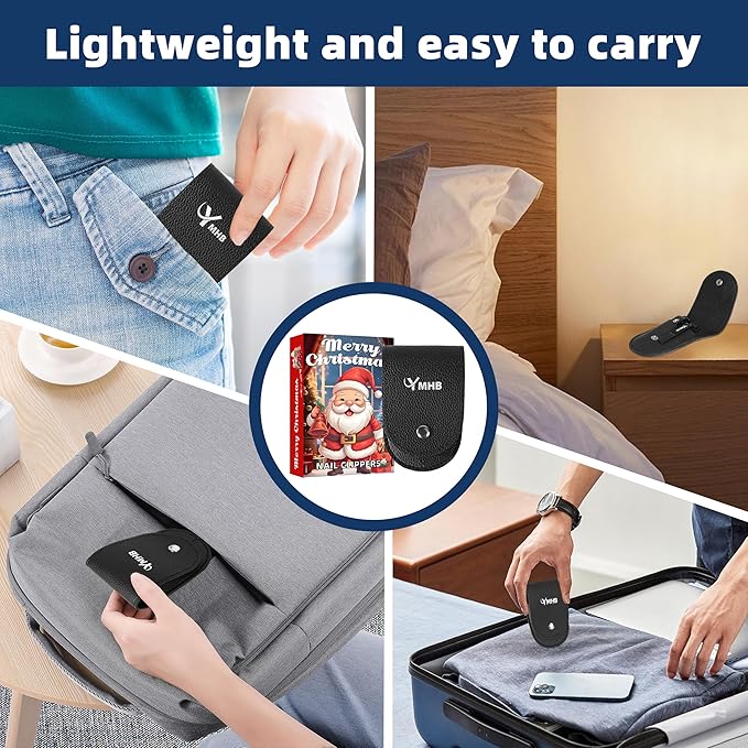 Nail Clippers Set, Ultra Sharp Toenail Clippers and Fingernail Clipper, Nail File, Nail Cutter, Nail Clippers for Men Women, Gifts for Women Men