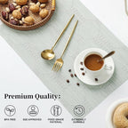 Leetaltree Mint Cream Placemats Set of 8 - Image 2