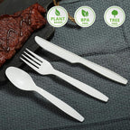 Compostable Fork, 100 Biodegradable Silverware - Image 6