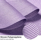 FunWheat Round Braided Placemats Set of 4 Table Mats - Image 5