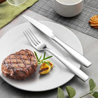 Onader 40 Piece Heavy Duty Silverware Set, Stainless Steel Flatware Cutlery Set - Image 5