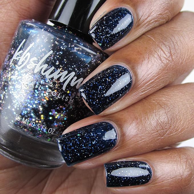 KBShimmer Carpe Denim Jelly Nail Polish - 0.5 oz Full Sized Bottle