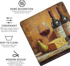 Marble Coasters Square Leather Drinks Coaster Set - Image 3