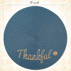 FunWheat Round Placemats Set of 6 Table Mats - Image 6