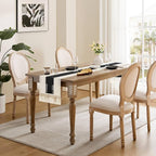 Macrame Style Bicolor Stitching Table Runner 14x90in Black | Woven Boho Table - Image 3