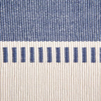 DII Dobby Stripe Woven Table Runner, 13x108 French Blue - Image 3