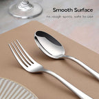 Onader 40 Piece Heavy Duty Silverware Set, Stainless Steel Flatware Cutlery Set - Image 3
