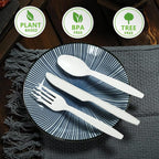 Compostable Knife, 100 Biodegradable Silverware - Image 6