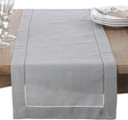 SARO LIFESTYLE Hemstitched Border Table Runner - Image 2