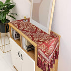 Luxury Vintage Table Runner Embroidery Jacquard Fabric - Image 2