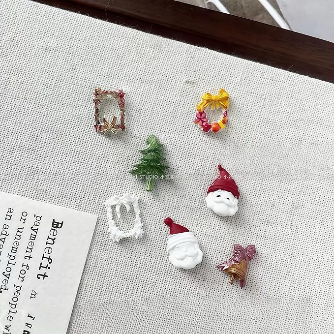1 Pcs Christmas Silicone Nail Art Molds for Women Resin Nail Design