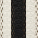 Macrame Style Bicolor Stitching Table Runner 14x90in Black | Woven Boho Table - Image 6