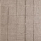 Linen Checked Farmhouse Table Runner, 13x60 Inches Taupe | Raised Grid Design - Image 6