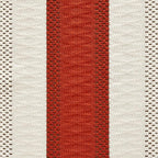 Macrame Style Bicolor Stitching Table Runner 14x36in Orange | Woven Boho Table - Image 6