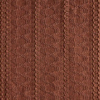 Macrame Style Boho Table Runner, 12x60 Inch Terracotta | Woven Boho Table Runner - Image 6