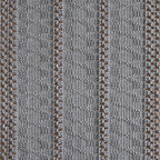 Macrame Style Boho Table Runner, 12x72 Inch Light Blue Grey | Woven Boho Table - Image 6